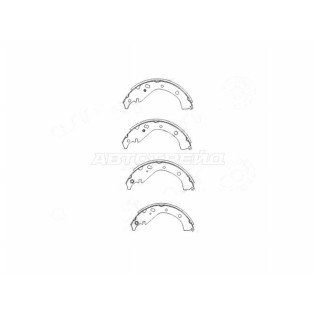 Колодки тормозные барабанные зад TOYOTA OPA/WISH/SPACIO/PROBOX/SUCCEED 00- SAT