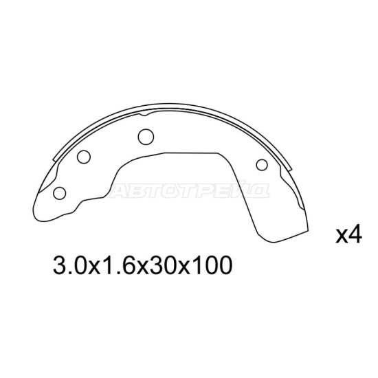 Колодки тормозные зад SUZUKI SWIFT ZC/ZD 05-10 SAT