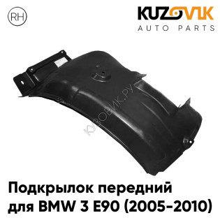 Подкрылок передний правый BMW 3 E90 (2005-2014) задняя часть KUZOVIK