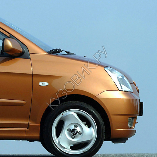 Крыло переднее правое в цвет кузова Kia Picanto 1 (2004-2007)