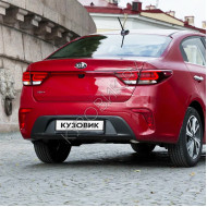 Бампер задний в цвет кузова Kia Rio 4 (2017-2020) седан