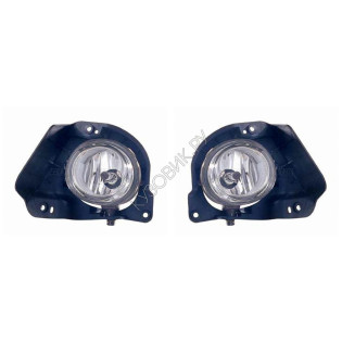 Фары противотуманные Мазда Мазда 2 Mazda Mazda-2 DE (2007-2014) комплект 2 штуки левая и правая DEPO высокое качество