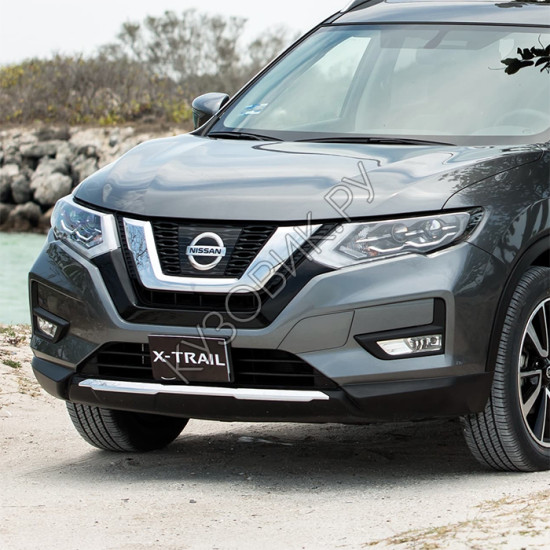 Бампер передний в цвет кузова Nissan X-Trail T32 (2017-2021) рестайлинг Бампер передний в цвет кузова Nissan X-Trail T32 (2017-2021) рестайлинг