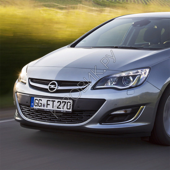 Бампер передний в цвет кузова Opel Astra J (2012-2015) рестайлинг