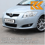 Бампер передний в цвет кузова Toyota Auris 1 (2006-2010) 8S1 - LIGHT BLUE - Голубой