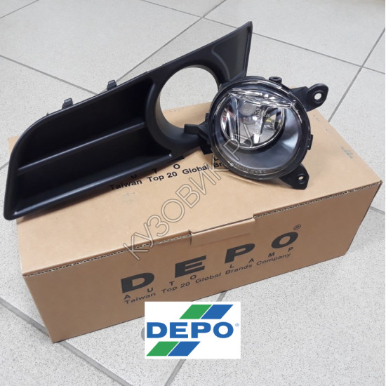 Противотуманная фара левая Toyota Corolla 120 хэтчбек (2004-2006) DEPO