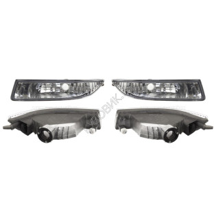 Фары противотуманные Тойота Королла Toyota Corolla E120 (2002-2006) комплект 2 штуки левая и правая DEPO высокое качество