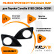Рамки противотуманных фар Toyota Corolla E150 (2006-2009) с отв. под птф комплект 2 шт KUZOVIK Рамки противотуманных фар Toyota Corolla E150 (2006-2009) с отв. под птф комплект 2 шт KUZOVIK