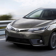 Передний бампер в цвет кузова Toyota Corolla E180 (2016-) рестайлинг