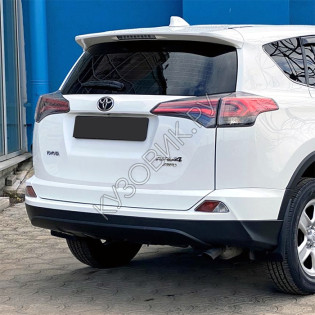 Бампер задний в цвет кузова Toyota Rav4 4 СA40 (2016-2019) рестайлинг верхняя часть