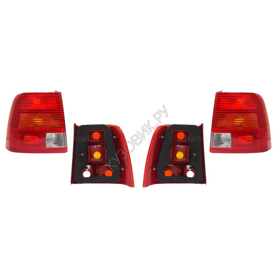 Фонари задние Фольцваген Пассат Volkswagen Passat B5 (1996-2000) комплект 2 штуки левый и правый TYC высокое качество