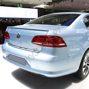 Бампер задний в цвет кузова Volkswagen Passat B7 (2011-2015) седан с отв под парктроники Бампер задний в цвет кузова Volkswagen Passat B7 (2011-2015) седан с отв под парктроники